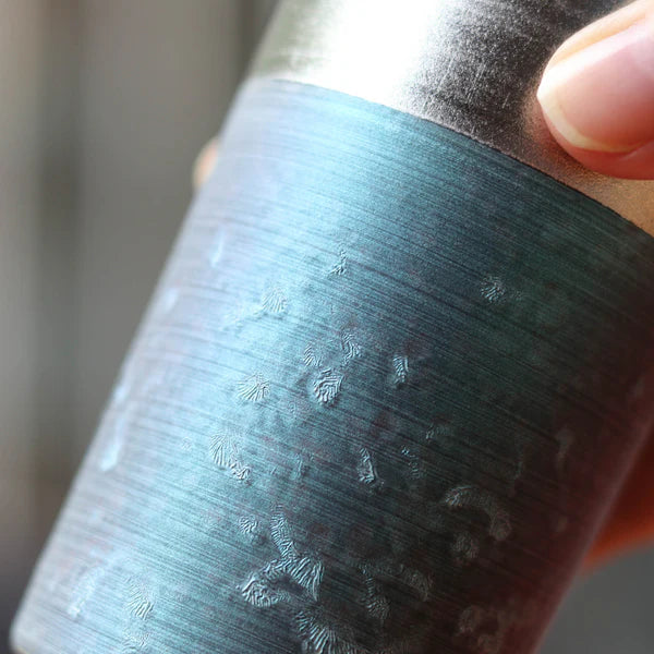 Arita Ware | “Lin” Platinum Tumbler | Emerald | Kinshodo