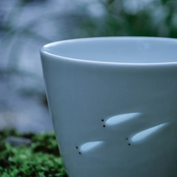 Hasami Ware Free Cup | Hotaru Medaka 2-Piece Set | S | Koshun Kiln