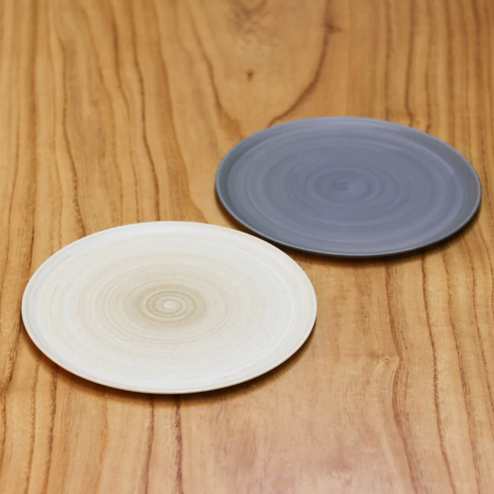 Hasami Ware Plates | Large Plates | Shabby 2-Color Set | Hamato