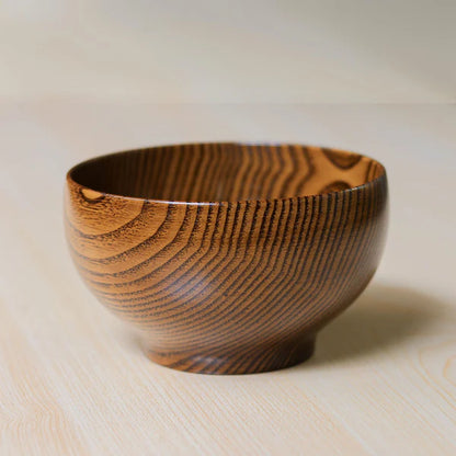 Odawara Lacquerware Bowl | Meiboku Bowl Medium | Lacquered Chestnut | Sonobe Sangyo