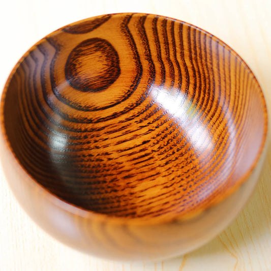 Odawara Lacquerware Bowl | Meiboku Bowl Medium | Lacquered Chestnut | Sonobe Sangyo