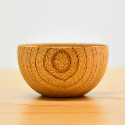 Yamanaka Lacquerware Bowl | Shirasagi Bowl Natural | Keyaki (Zelkova) | Shirasagi Mokko
