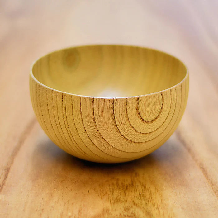 Yamanaka Lacquerware Bowl | Shirasagi Bowl Natural | Keyaki (Zelkova) | Shirasagi Mokko