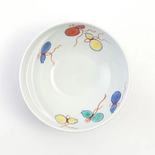 Arita Ware | Cacomi Set of 2 Hot Pot Side Bowls | Manreki & Some-Nishiki Six Gourds | Shobido