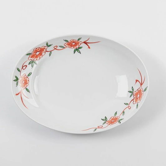 Arita Ware Plate | Hoval – Ho-Obaru | Hana Manreki | Shobido