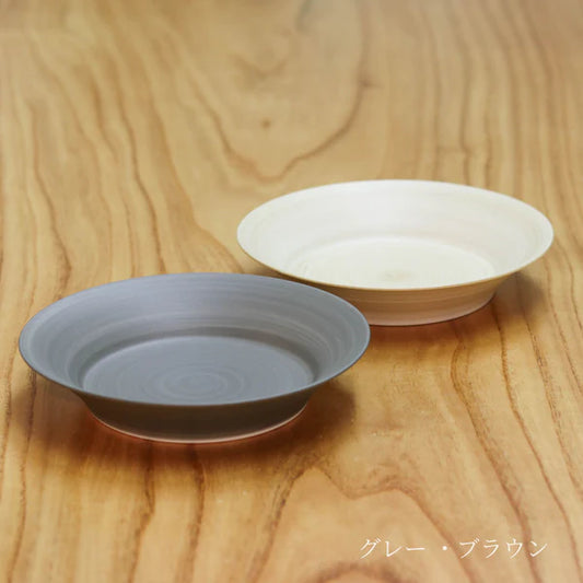 Hasami Ware Plates | Ireko Plates | Shabby 2-Color Set | Hamato